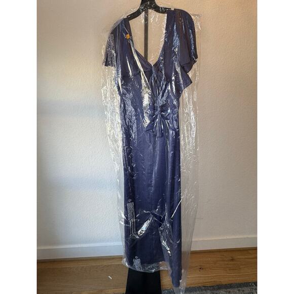 Sachin & Babi | Aurora Satin A-Line Gown - Picture 3 of 8